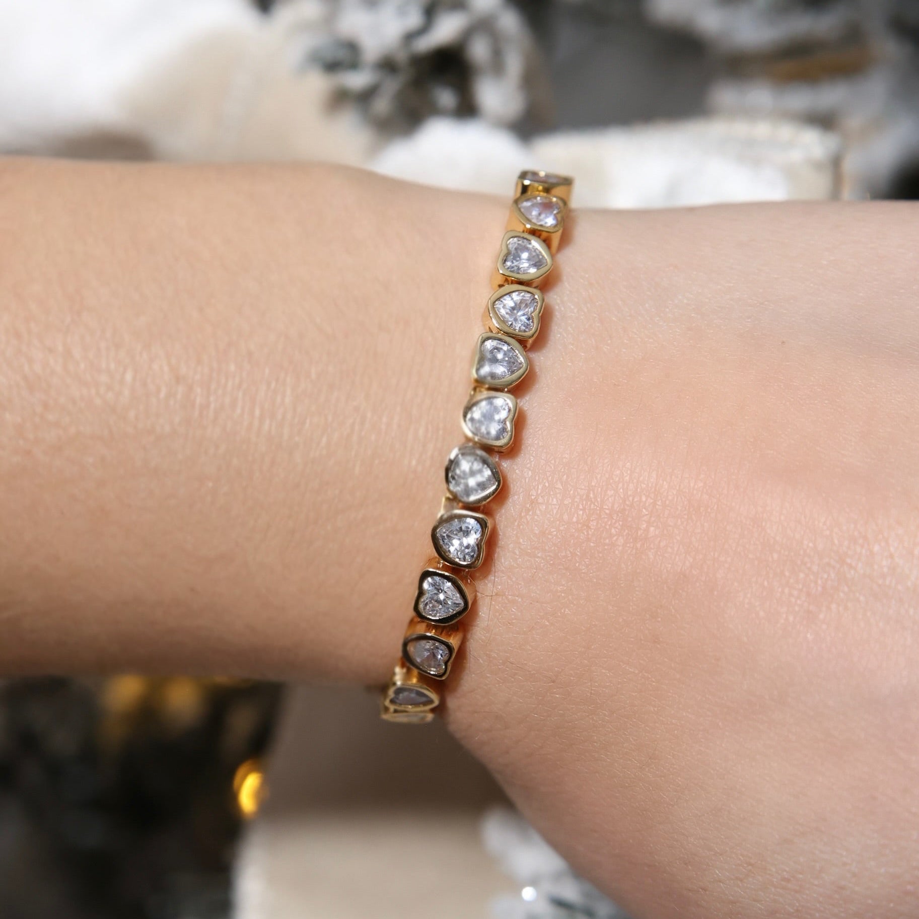 Heart Stretch Bracelet