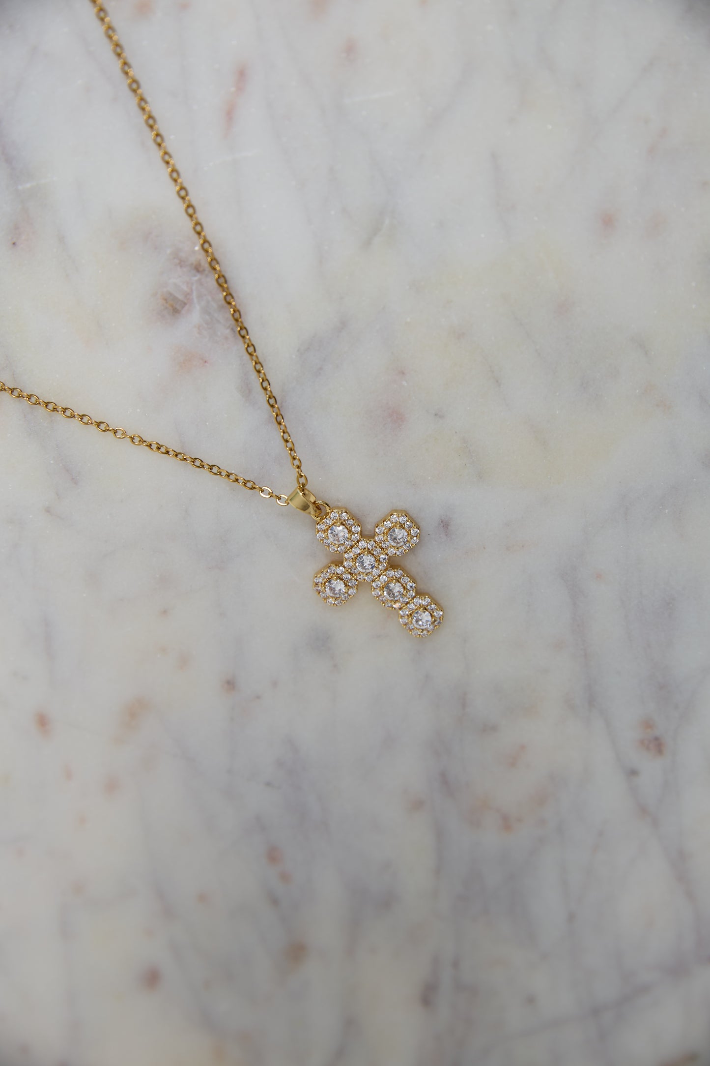 Calista Cross Necklace