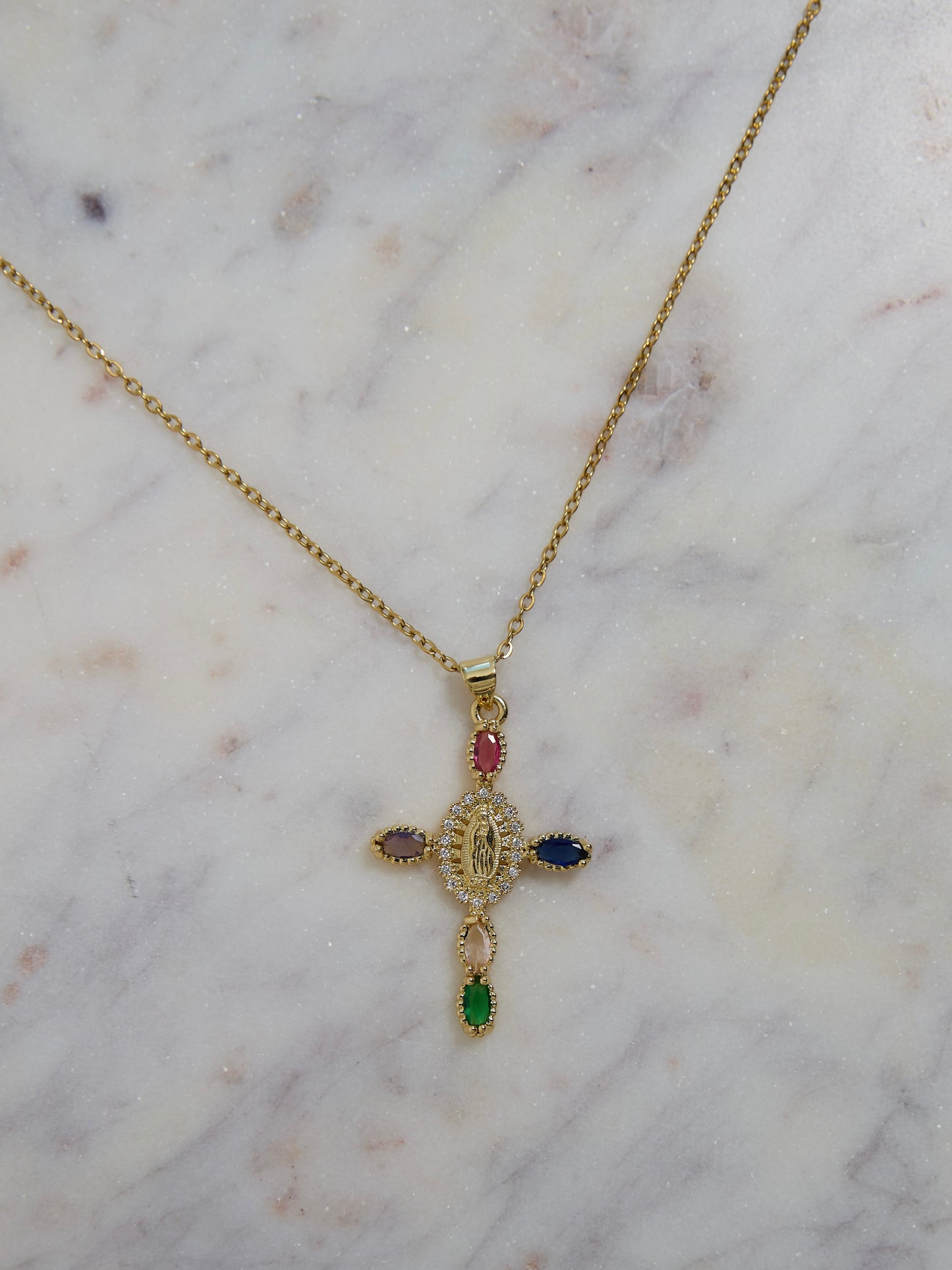 Athena Cross Necklace