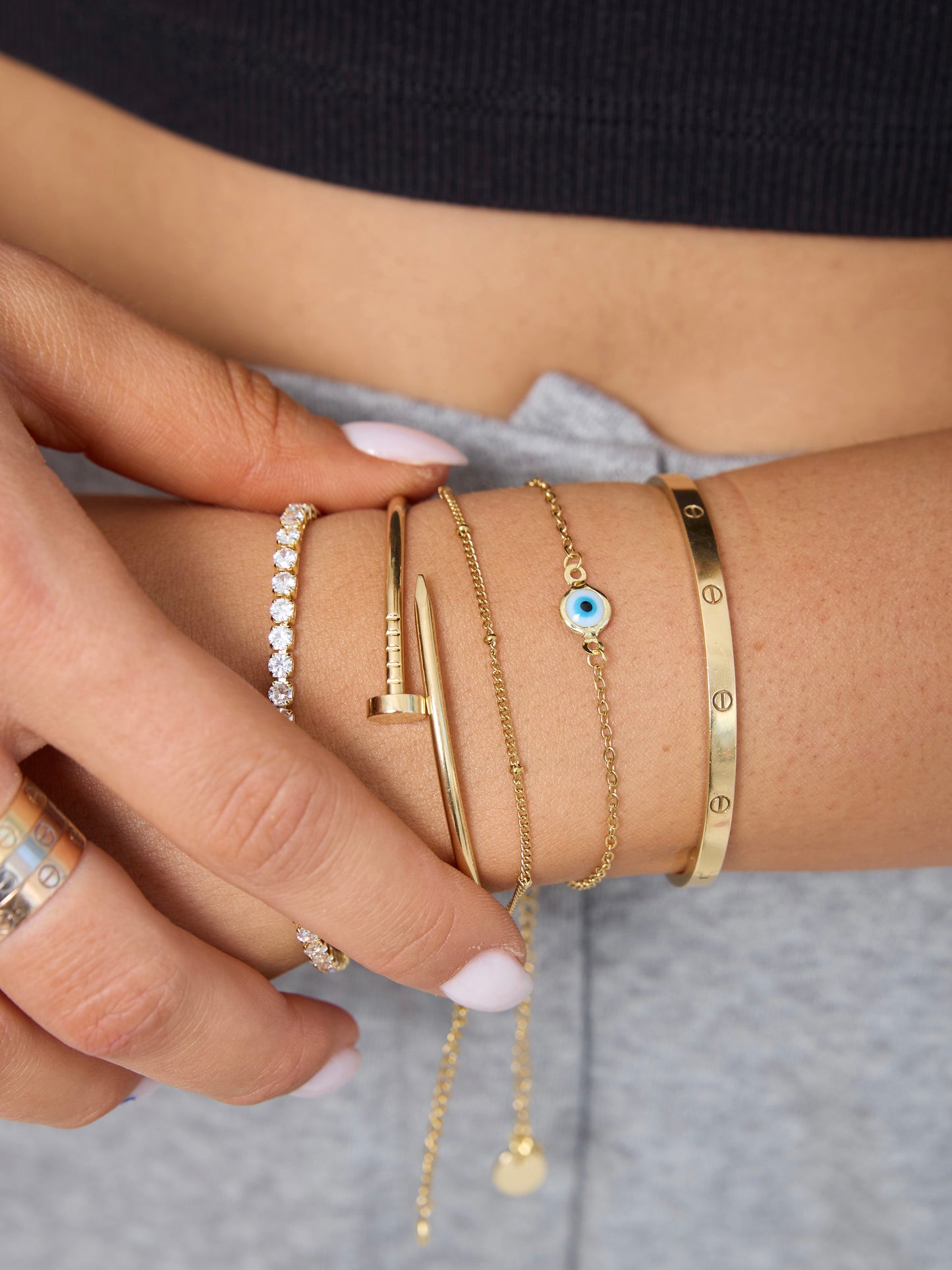 Evil Eye Bracelet Set