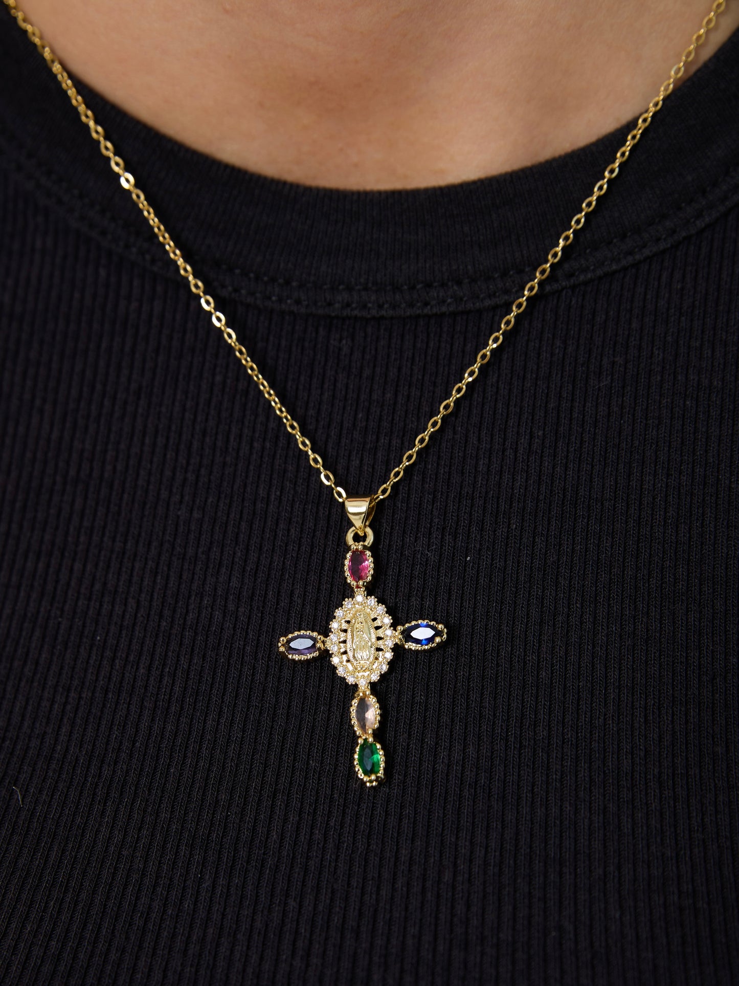 Athena Cross Necklace