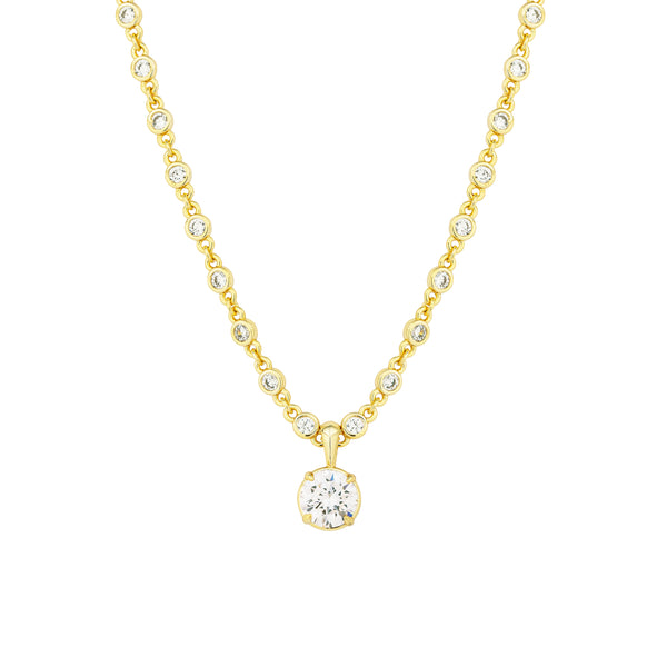 Bubbles CZ Necklace
