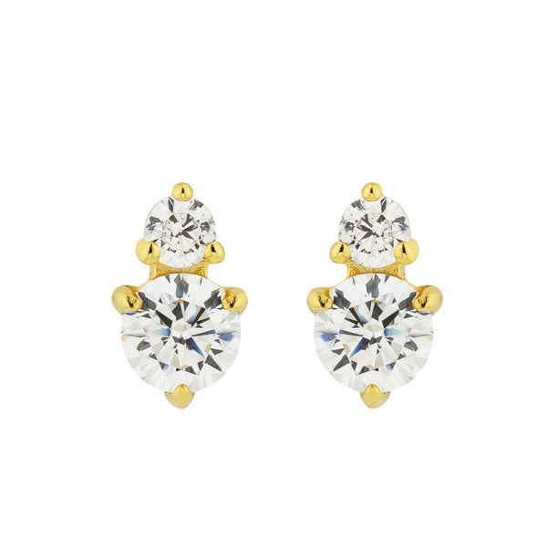 Teardrop CZ Studs