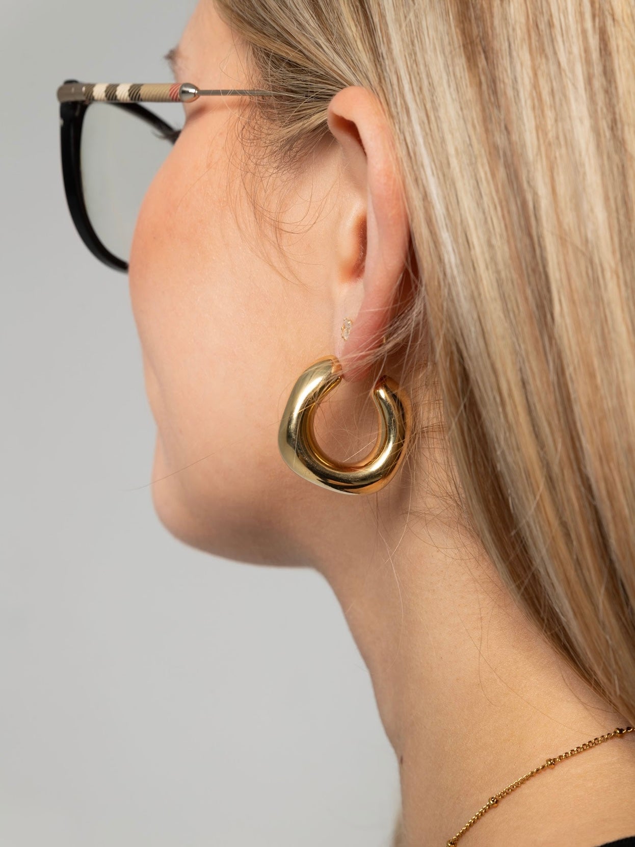 Chunky Hoop Earrings