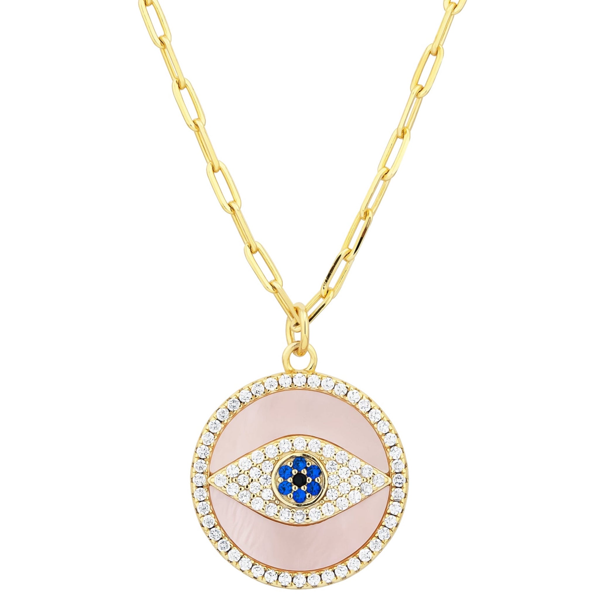 The Athena Medallion Necklace | Clip Chain
